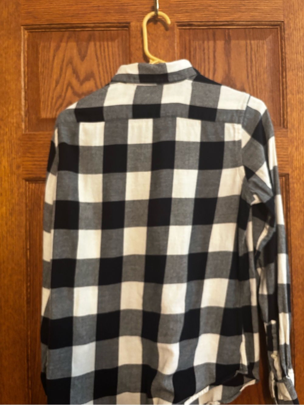 Ralph Lauren Black and White Check Button-Down Shirt - Women's